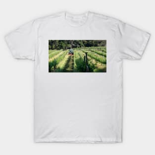 Cultivating  - Magpie Springs - Adelaide Hills Wine Region - Fleurieu Peninsula - by South Australian artist Avril Thomas T-Shirt